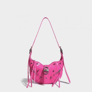 Punk Luxury Leather Sling Bag
