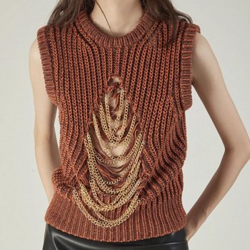 Chic Streetwear Sweater Vest