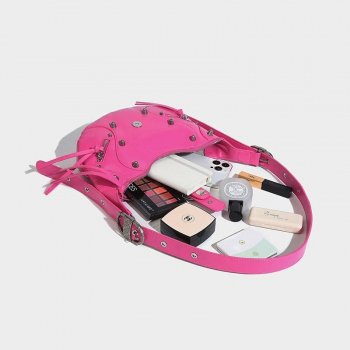 Punk Luxury Leather Sling Bag