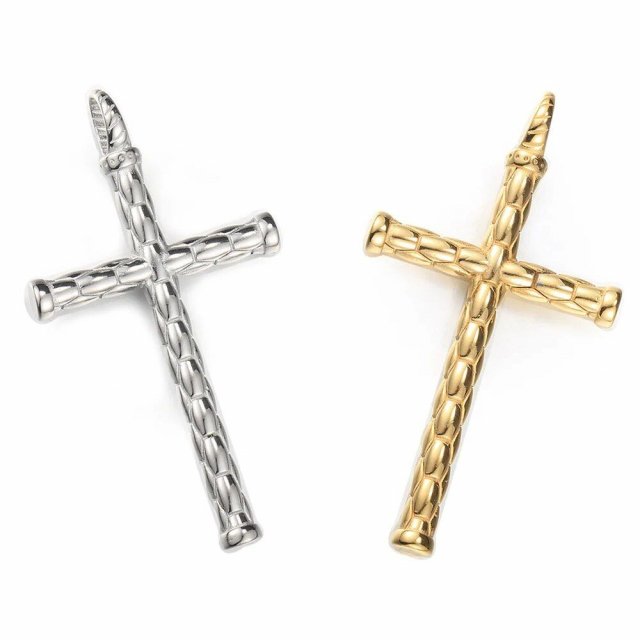 Stainless Steel Cross Pendant Necklace - Image 6