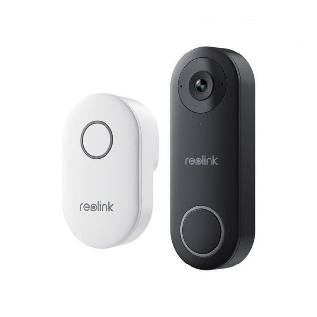 2K+ Smart Video Doorbell with Chime, WiFi & PoE, Human Detection, Works with Alexa & Google Assistant