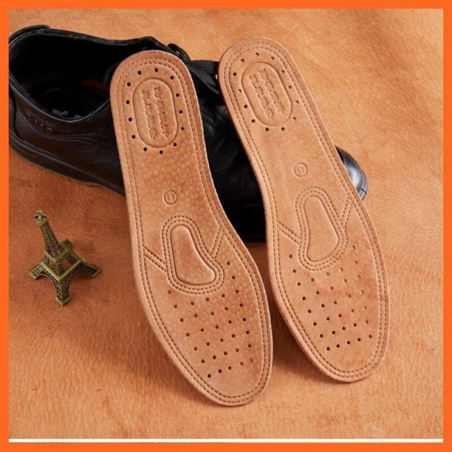 Comfort Cowhide Leather Insoles - Image 3