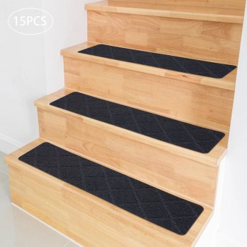 Alternative view of Modern Anti-Slip Indoor Stair Treads for Safety & Decor