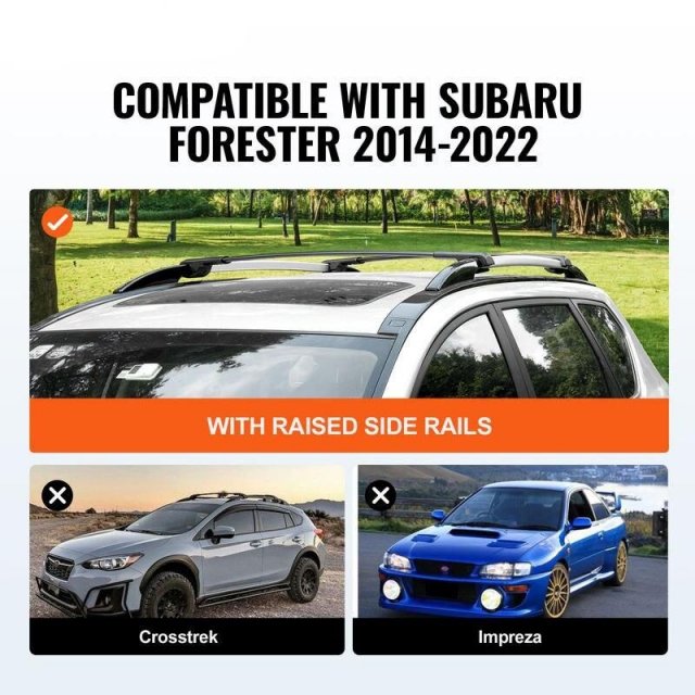 Subaru Forester 2014-2022 Roof Rack Cross Bars