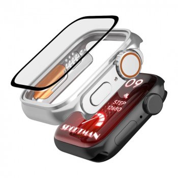 Apple Watch Ultra-Look Case Cover with Tempered Glass