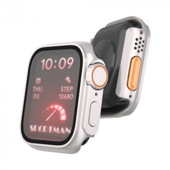 Apple Watch Ultra-Look Case Cover with Tempered Glass
