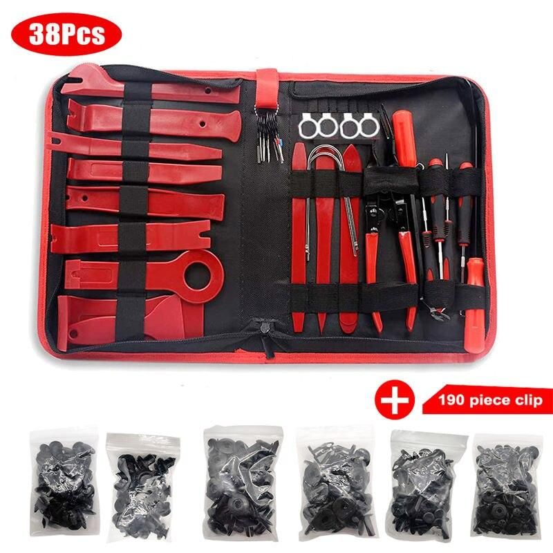 38pcs Red + Clips