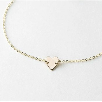Heart Charm Stainless Steel Bracelet for Women