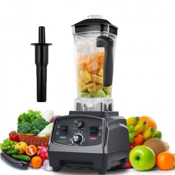 High Power 2200W Commercial Grade Blender with Timer, 2L BPA-Free Jar