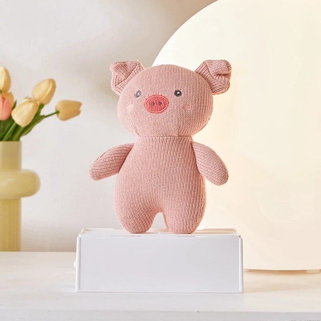 Cute Cotton Rope Cartoon Animals Stuffed Toys Plush Toys Type: Pig Height: 20-25cm