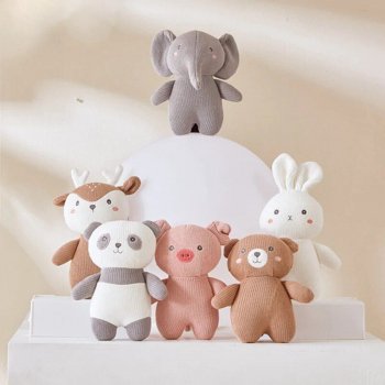 Cute Cotton Rope Cartoon Animals Stuffed Toys Plush Toys 