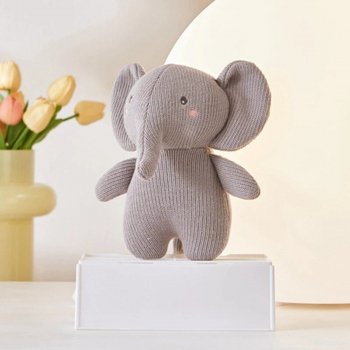Cute Cotton Rope Cartoon Animals Stuffed Toys Plush Toys Type: Elephant Height: 20-25cm