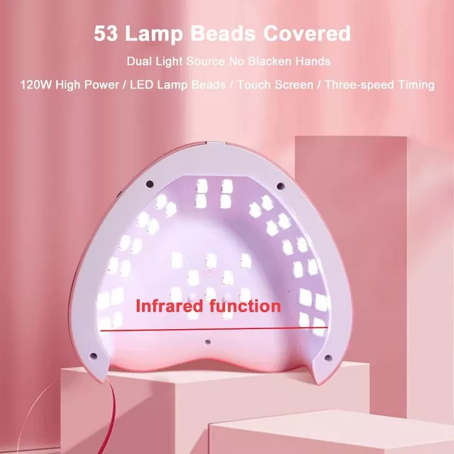 280W Heart-Shaped UV LED Nail Lamp