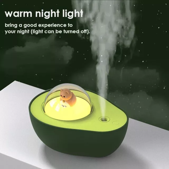 Adorable Avocado Mini Humidifier & Night Light - Image 3