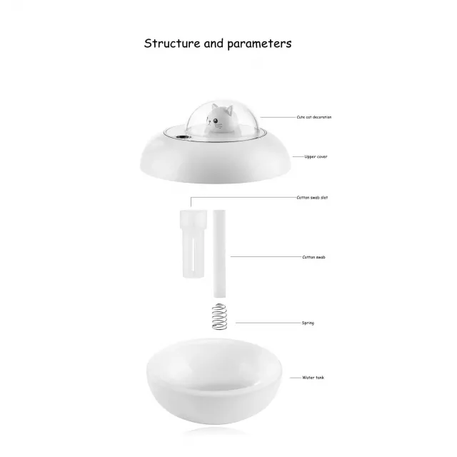 Cat Humidifier with Essential Oil Diffuser - Image 9