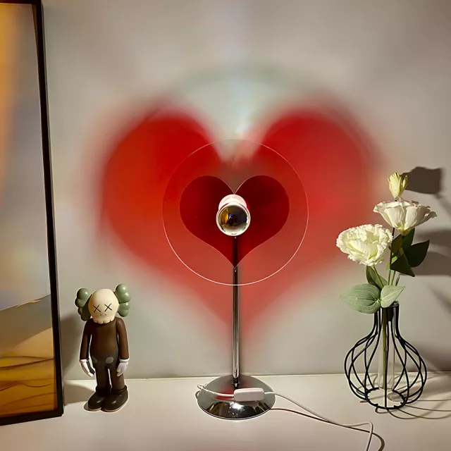 Romantic Heart-Shaped Sunset Projection Lamp - Image 5