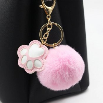 Cute Cat Paw Keychain