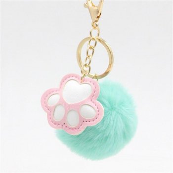 Cute Cat Paw Keychain