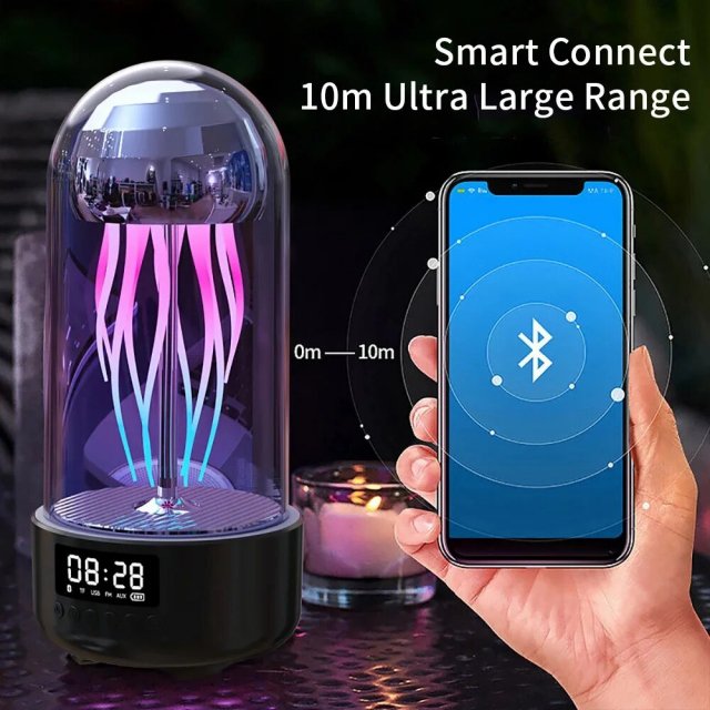 Creative Jellyfish Bluetooth Speaker with RGB Lighting and 2000mAh Battery