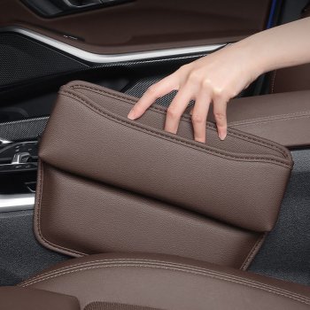 Leather Car Seat Gap Organizer