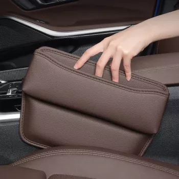 Leather Car Seat Gap Organizer