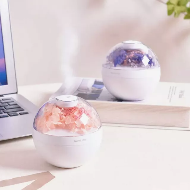 USB Ultrasonic Aroma Diffuser with Eternal Flower