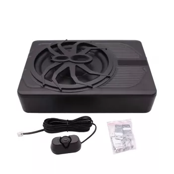 Ultra-Thin 10-Inch 12V Active Car Subwoofer with Bass Boost and Aluminum Alloy Design