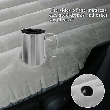 Compact and Portable Inflatable Car Air Mattress for Camping and Travel