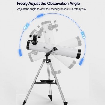 Professional Astronomical Telescope 875X HD Monocular with Moon & Sun Filter for Stargazing and Bird Watching