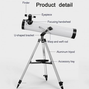 Professional Astronomical Telescope 875X HD Monocular with Moon & Sun Filter for Stargazing and Bird Watching