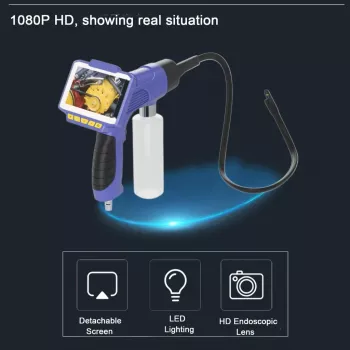 1080P High-Definition Car AC Cleaning Endoscope with Dual-View Spray Gun