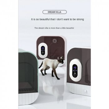 Deluxe Splash-Proof Enclosed Cat Litter Box - Easy Clean & Odor Control
