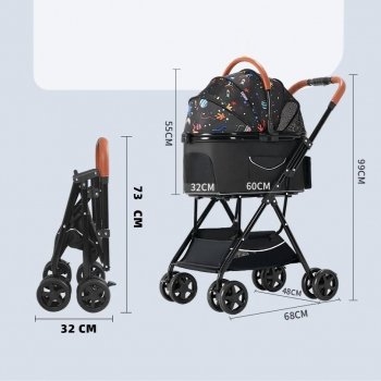 Portable Pet Stroller for Dogs and Cats