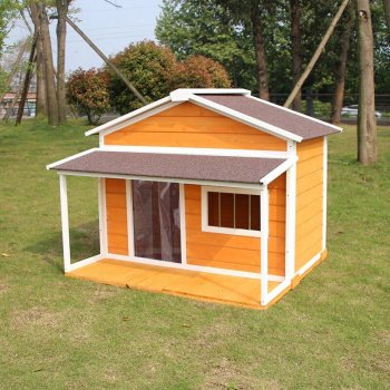 Solid Wood Rain-Proof & Summer Universal Pet Kennel