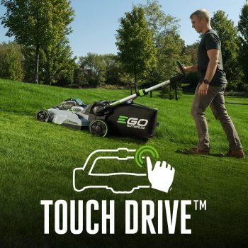 21-Inch 56-Volt Cordless Select Cut Lawn Mower with Self-Propelled Touch Drive Technology - Battery Powered