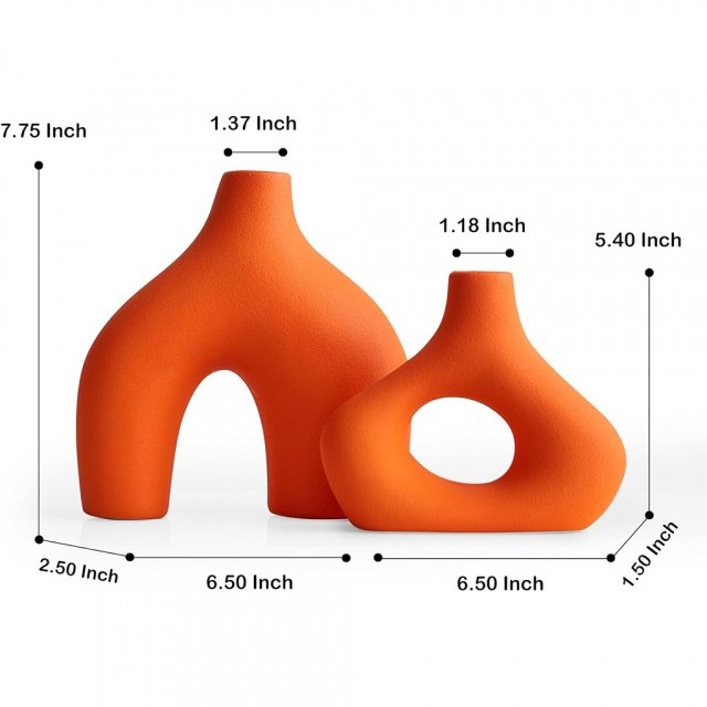 Modern Nordic Ceramic Vase - Image 3