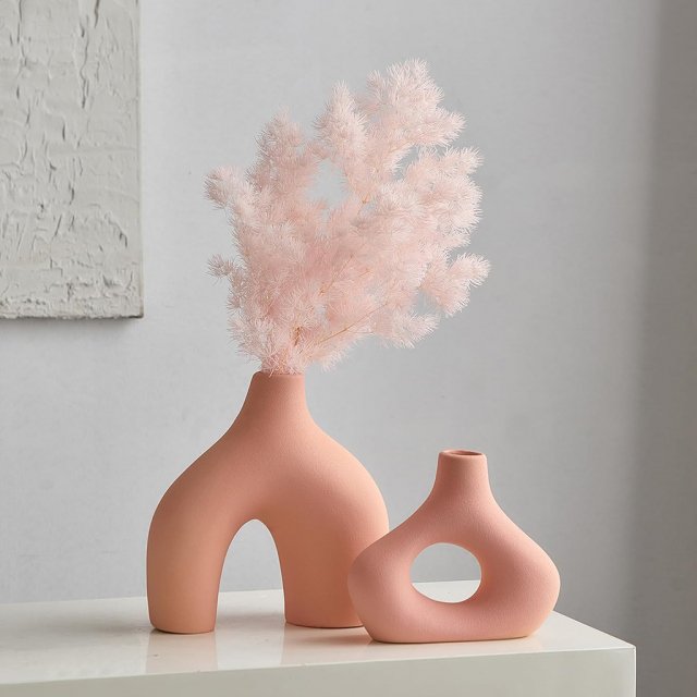 Modern Nordic Ceramic Vase - Image 5