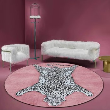 Leopard Print Modern Carpet