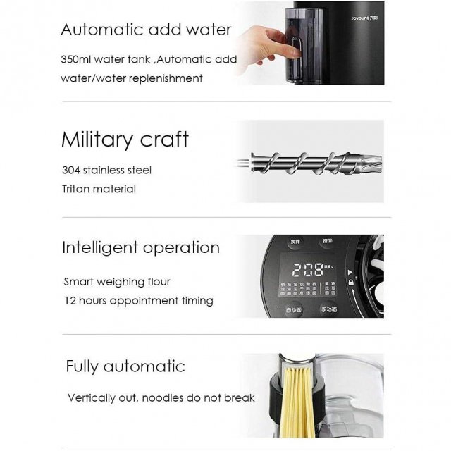 Multi-Purpose Electric Noodle & Pasta Maker with 7 Molds - Image 5