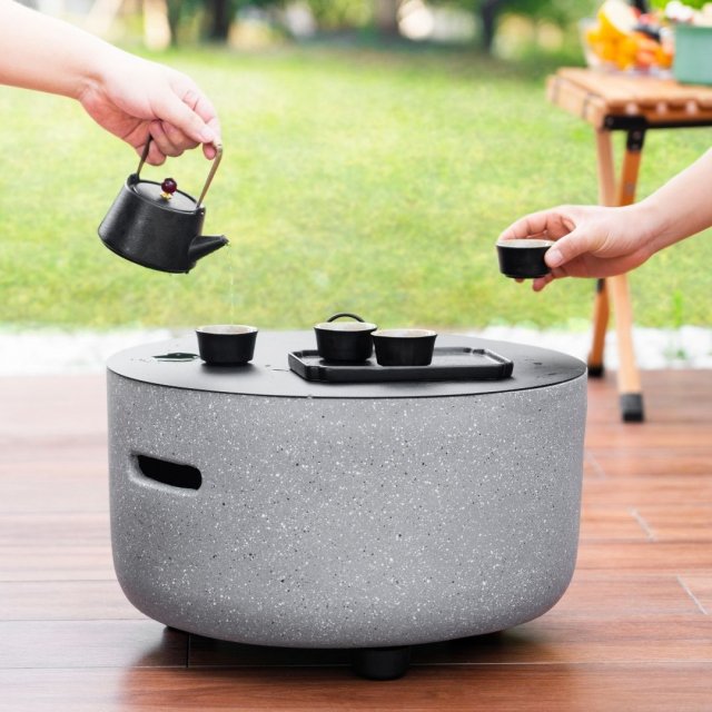 Indoor Charcoal Grill & Heating Oven - Compact, Brass Finish, Safety Enhanced - Image 3