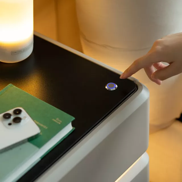 Mesa Lateral Smart Bedside Table - Image 5
