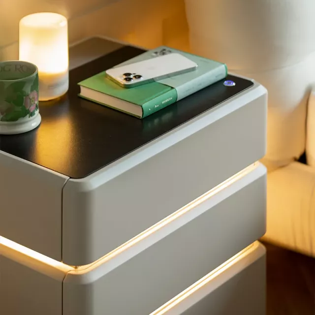 Mesa Lateral Smart Bedside Table - Image 8