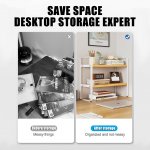 Modern Wood and Iron Desktop Organizer - Image 5