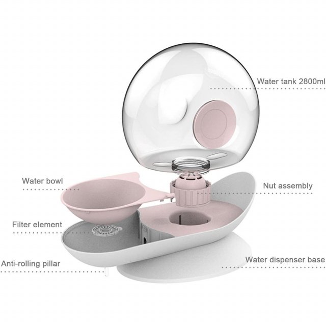 2.8L Automatic Pet Water Fountain - Image 6
