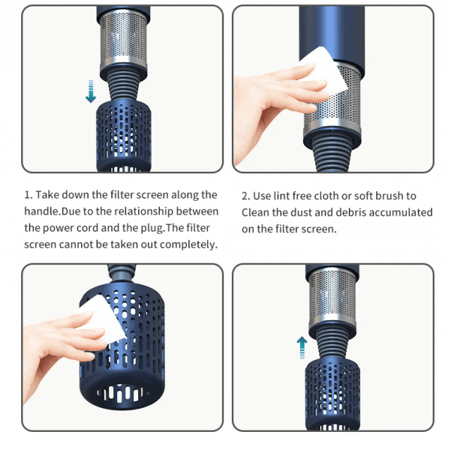 220V Leafless Personal Hair Dryer with Negative Ion Styling Tool - Image 7