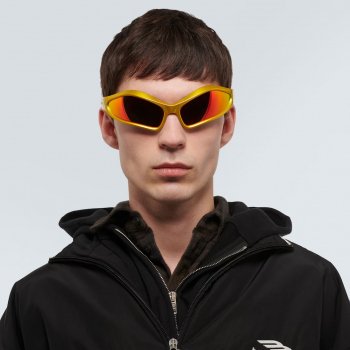 Y2K Cyberpunk Fashion Sunglasses with UV400 Mirror Lenses for Men and Women