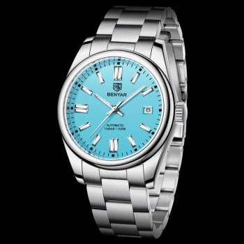 39mm Automatic Mechanical Stainless Steel Watch