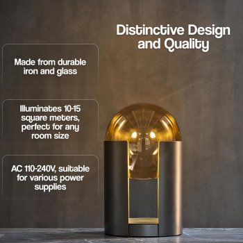 Nordic Modern Personality Glass Led Lamp