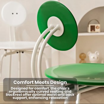 Nordic Retro Memphis Dining Chair