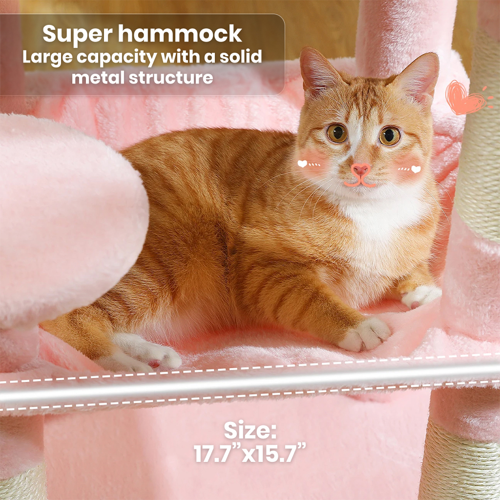 Deluxe Multi-Level Cat Tree Pet Supplies